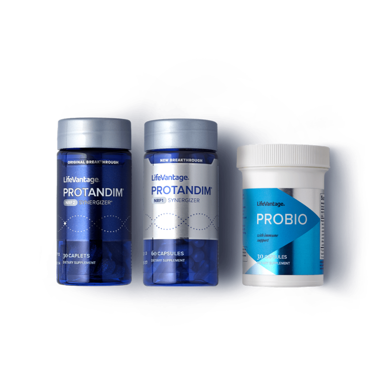 Protandim Nrf2, Nrf1, and Probio bottles