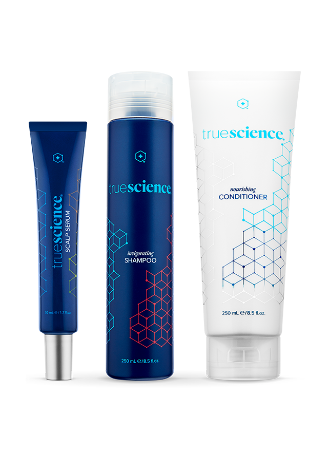 TrueScience Hair Care System lineup