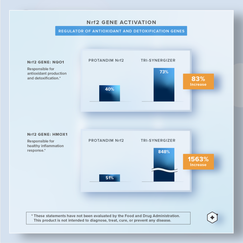 Nrf2 Synergizer Study Graph 1