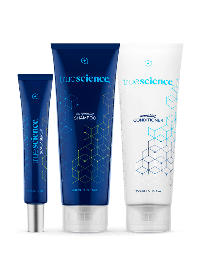 TrueScience Hair Care System lineup