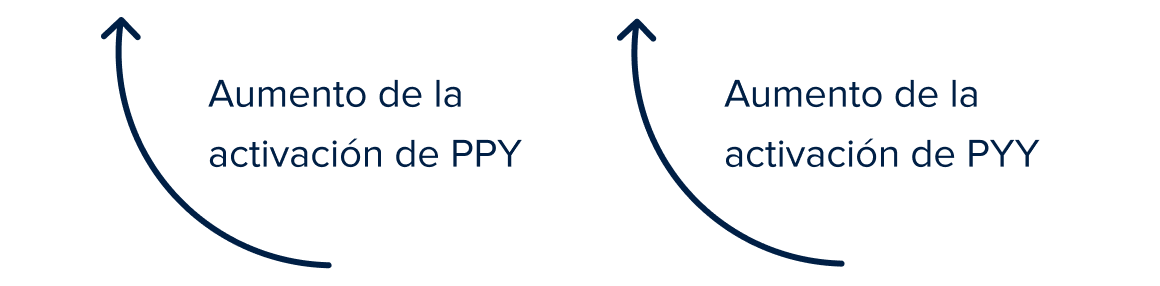 Activation of PPY and PYY