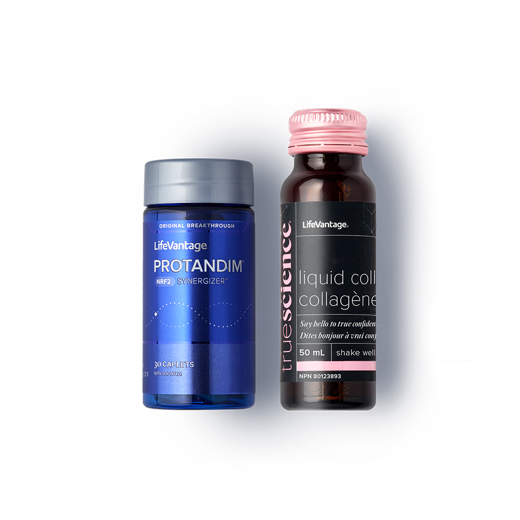Le Protandim® Nrf2 Synergizer® + TrueScience® Liquid Collagen Stack